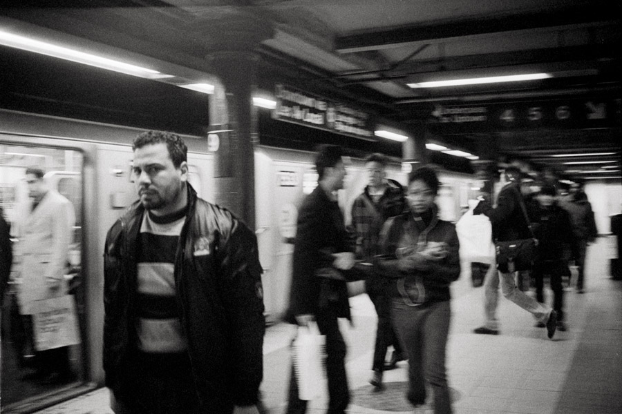 6 train platform, 59th and Lexington.