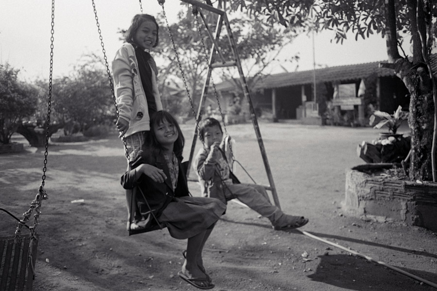 Huay Kha Lote: a number of organizations in Mae Sot work to provide play space for vulnerable migrant children. Playtime is recognized as an important part of development, and  particularly important for getting potentially-traumatized children to open up.