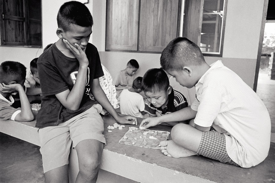 Holy Infant Orphanage: Playtime is recognized as an important part of development, and  particularly important for getting potentially-traumatized children to open up. Even orphanages or schools without adequate outdoor space still have games, art materials, and the imagination of children.