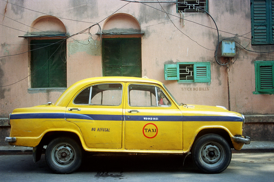 Kolkata, India 2015: Classic taxicab.