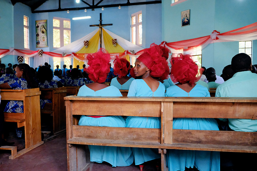 Arusha, Tanzania 2017: church choir competition on New Year's Eve.